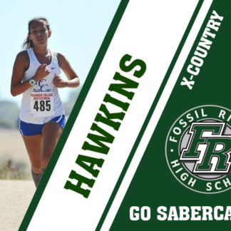 Fossil Ridge High School Cross Country yard signs