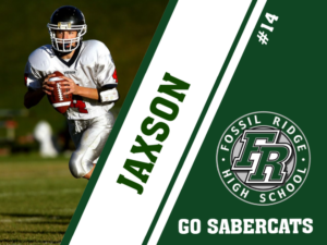 Fossil Ridge High School Football yard signs