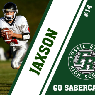 Fossil Ridge High School Football yard signs