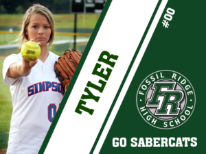 Fossil Ridge High School Softball yard signs