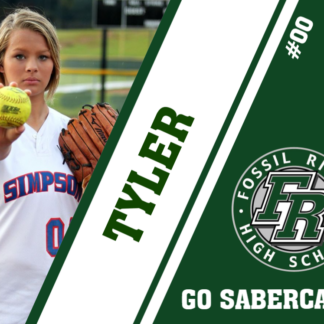 Fossil Ridge High School Softball yard signs