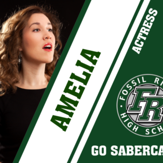 Fossil Ridge High School Theatre yard signs