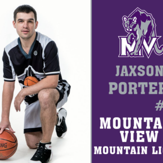 Mountain View High School basketball yard signs