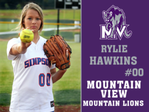 Mountain View High School softball yard signs