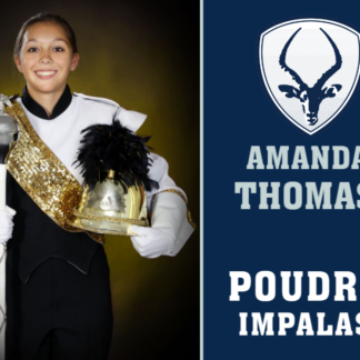 Poudre High School Band yard sign
