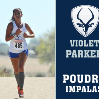 Poudre High School Cross Country yard sign