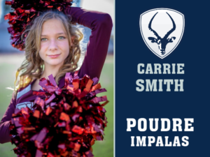 Poudre High School Dance Team yard sign