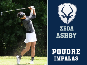 Poudre High School Golf yard sign