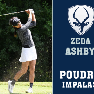 Poudre High School Golf yard sign