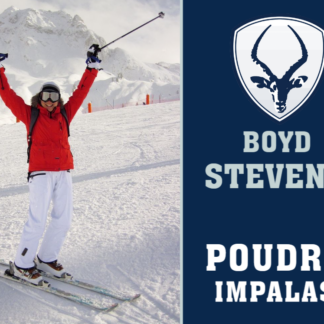 Poudre High School Nordic Ski yard sign