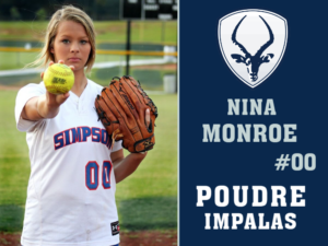 Poudre High School Softball yard sign