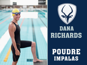 Poudre High School Swim/Dive yard sign