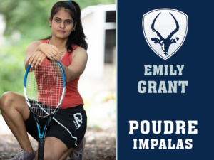 Poudre High School Tennis yard sign