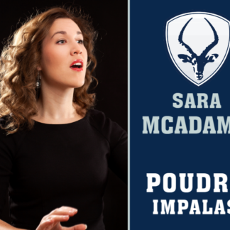 Poudre High School Theatre yard sign