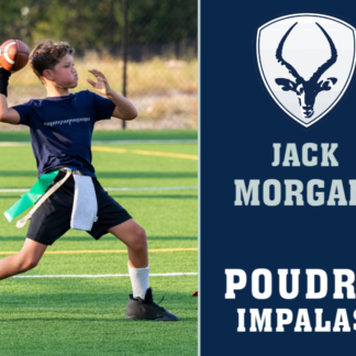 Poudre High School Unified Flag Football yard sign