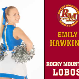 Rocky Mountain High School Cheer yard sign