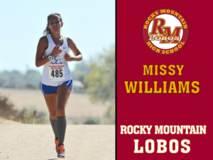 Rocky Mountain High School Cross Country yard sign