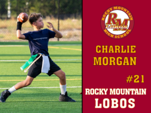 Rocky Mountain High School Flag Football yard sign