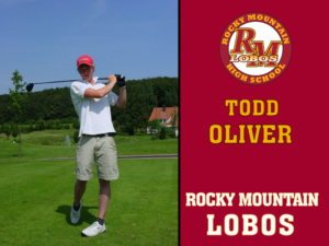 Rocky Mountain High School Golf yard sign