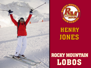 Rocky Mountain High School Nordic Ski yard sign