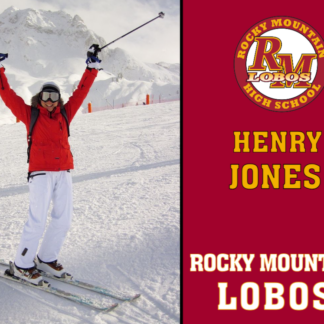 Rocky Mountain High School Nordic Ski yard sign