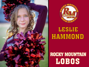 Rocky Mountain High School Poms yard sign