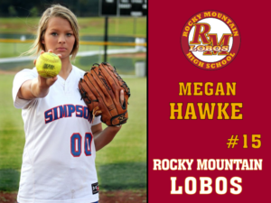 Rocky Mountain High School Softball yard sign