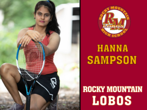 Rocky Mountain High School Tennis yard sign