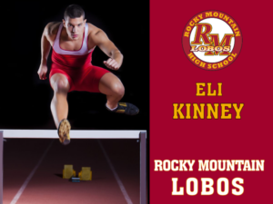 Rocky Mountain High School Track and Field yard sign