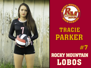 Rocky Mountain High School Volleyball yard sign