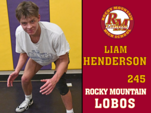 Rocky Mountain High School Wrestling yard sign