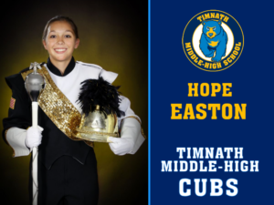 Timnath Middle High School Band yard sign