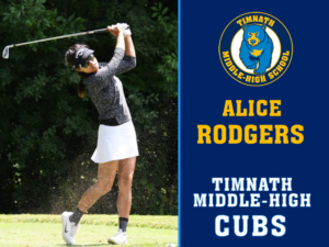 Timnath Middle High School Golf yard sign