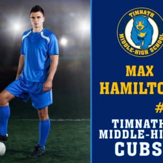 Timnath Middle High School Soccer yard sign