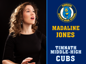 Timnath Middle High School Theatre yard sign