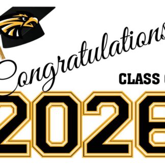 Thompson Valley High School Graduation yard signs