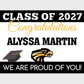 Thompson Valley High School Graduation yard signs
