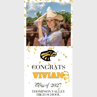 Thompson Valley Graduation photo banners
