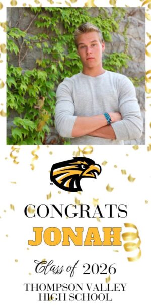 Thompson Valley High School Graduation banners