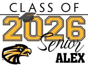 Thompson Valley High School Graduation yard signs