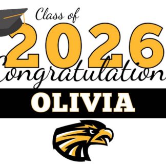 Thompson Valley High School Graduation yard signs