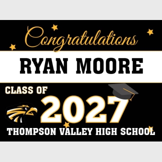 Thompson Valley High School Graduation yard signs