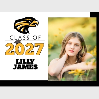 Thompson Valley High School Graduation photo yard signs