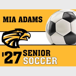 Thompson Valley High School Soccer yard signs
