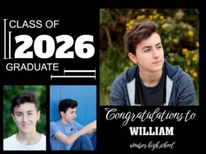 graduation photo yard signs