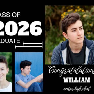 graduation photo yard signs