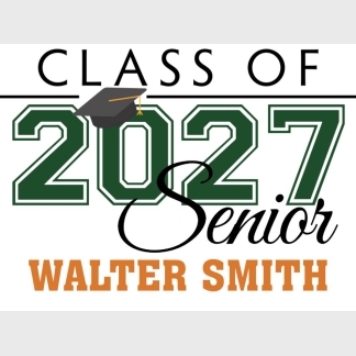graduation yard signs