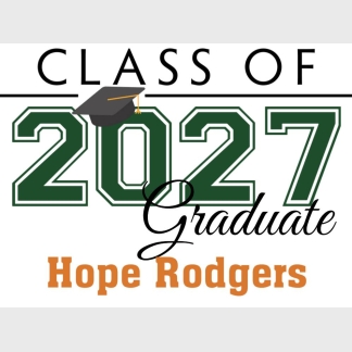 graduation yard signs
