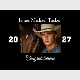 graduation photo yard signs