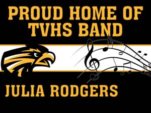 Thompson Valley High School Band yard signs